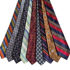 Robert Talbott Nordstrom Multicolor Men's silk Tie Collection set of 9